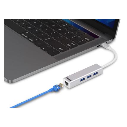 Hamlet XHUB331TCL USB 3.2 Gen 1 (3.1 Gen 1) Typ Notebook-Anschlussreplikator und Dockingstation (USB-C, 3 Ports) (XHUB331TCL)