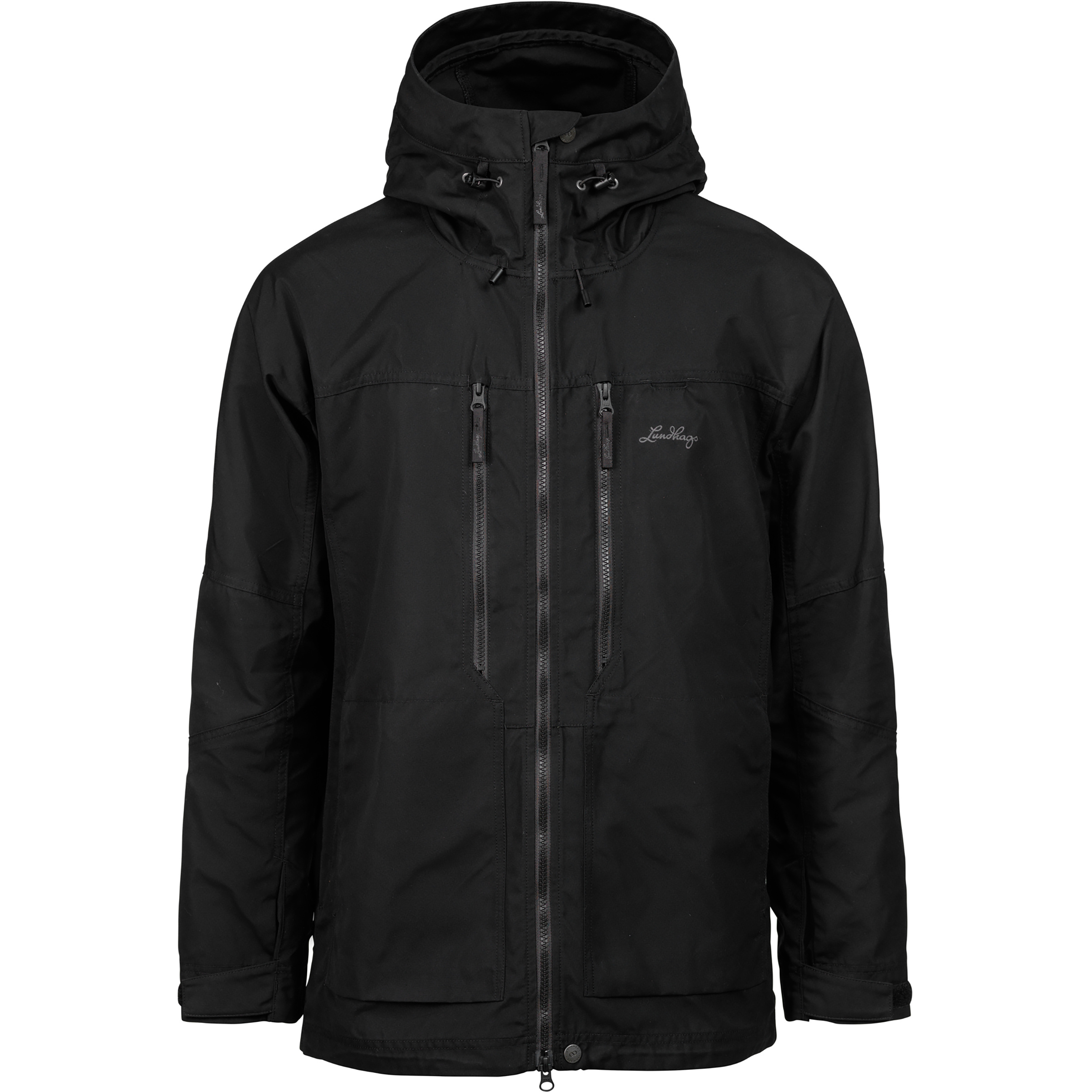 Lundhags Authentic III Herren Regenjacke grau Größe L Trekking Wasserabweisend