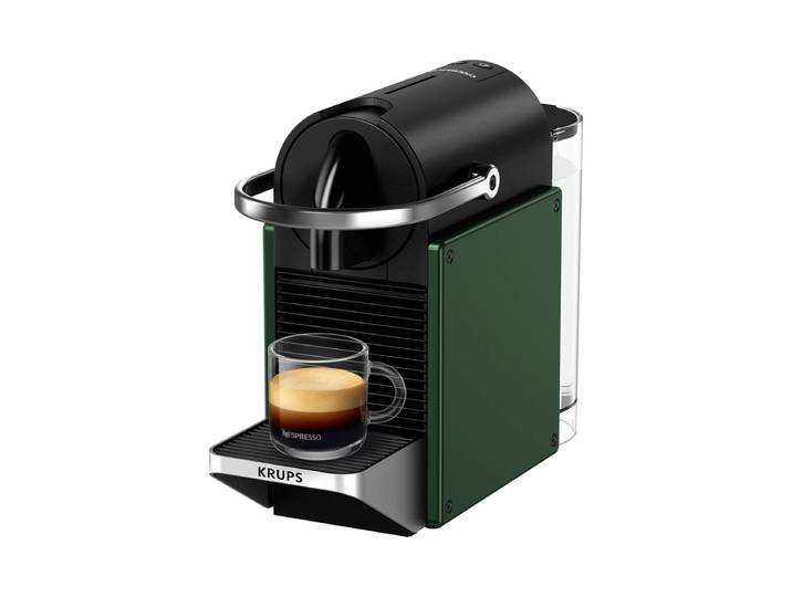 Krups XN3063CH Nespresso Pixie Kaffeemaschine Dunkelgrün