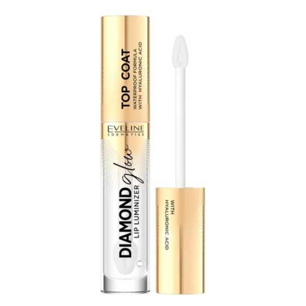 Eveline Diamond Glow Lip Luminizer Top Coat Lipgloss mit Hyaluronsäure (01) (24706199)