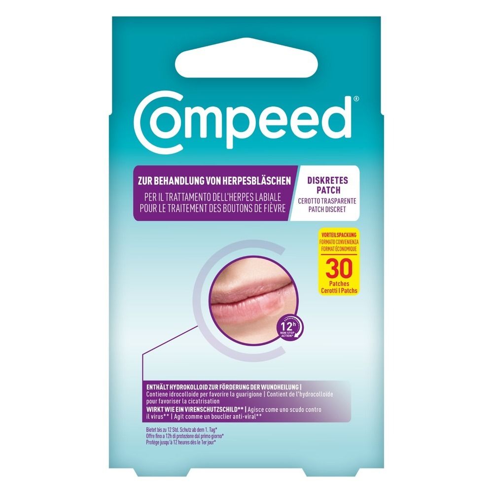 Compeed Herpesbläschen Patch Vorteilspack 30 St Pflaster