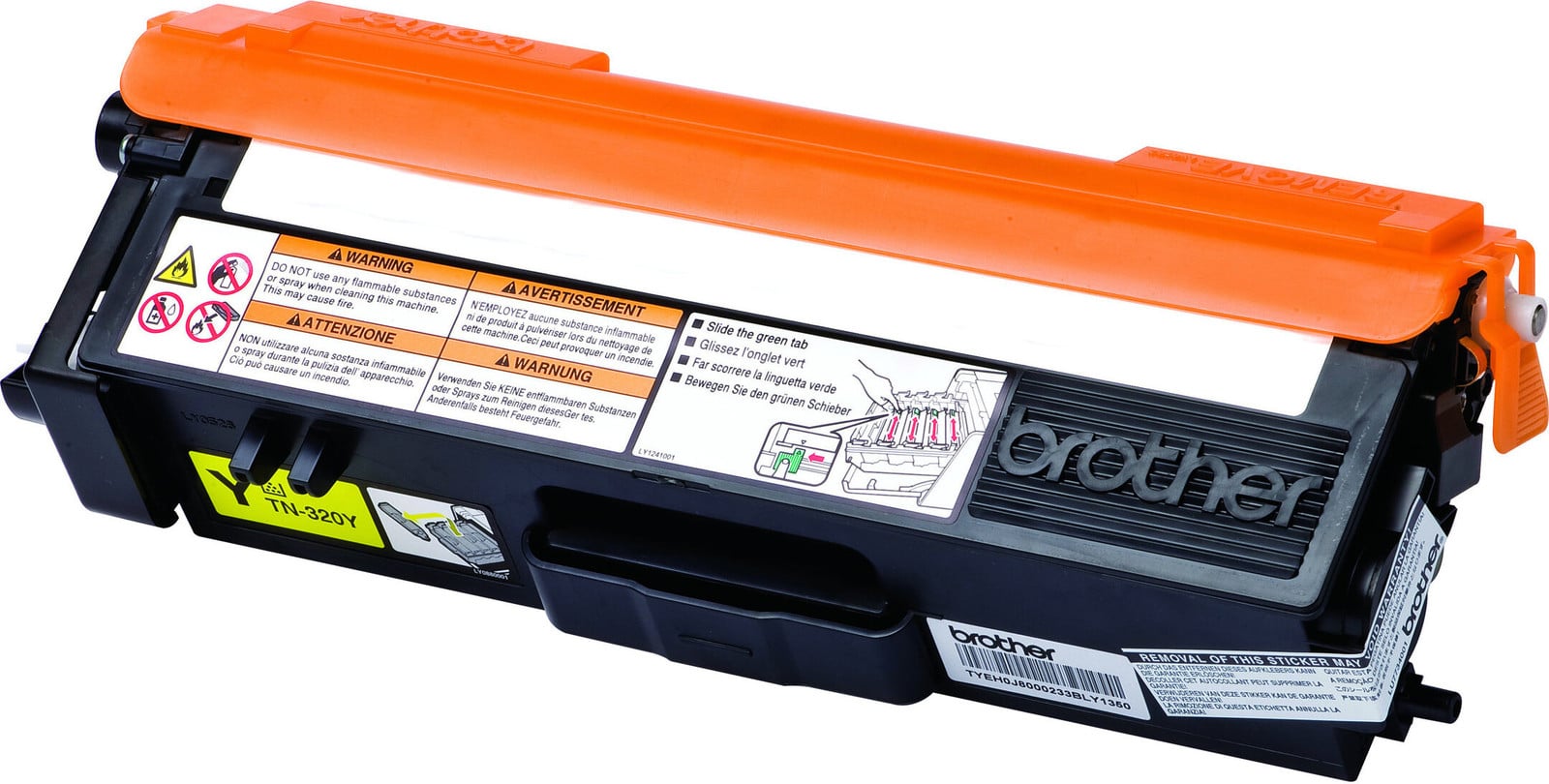 Brother TN-320Y tonercartridge geel