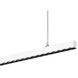 Siteco 51MX32DA47WB Silica 21Office-Leuchte,LED,7.290lm840, direkt/indirekt,abgehängte Montage