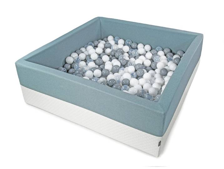 Ajababy Bällebad-Bälle Bällebad XXL Luxus Bällebad Bällepool 120x120x40 mit 500 Bällen