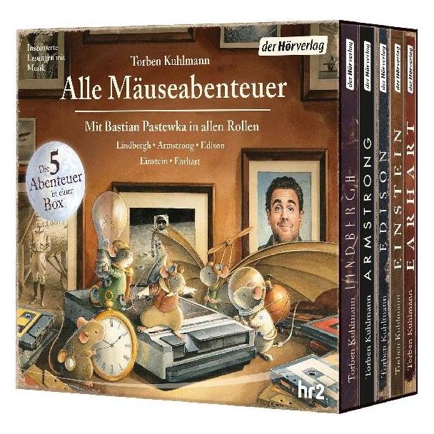 DHV Alle Mäuseabenteuer: Lindbergh - Armstrong - Edison - Einstein - Earhart (Torben Kuhlmann, Deutsch) (57259921)