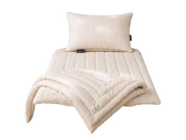 Sleepoos Organisch Merinowolle Matratzenauflage – Luxuriöser Pillow-Top Matratzenschoner, 90x200 cm