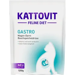 KATTOVIT Feline Gastro Katzentrockenfutter Diätnahrung 1,25 Kilogramm