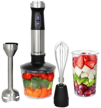 MegaChef 4 in 1 Immersion Hand Blender with Multi-Use Accessories