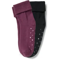 Tchibo - 2 Paar Stoppersocken - Damen - Gr. 35-38 - bordeaux