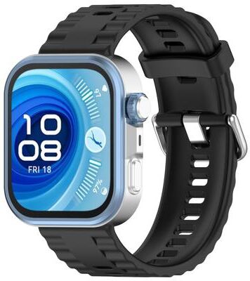 Everyday Crate Huawei Watch Fit 4 Band Silicone Quick Release Replacement Strap For Watch Fit 4 Pro Fit 4 Fit 3 black