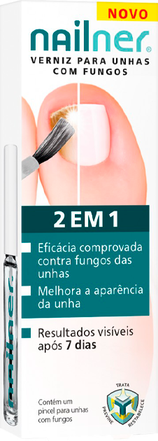 Nailner Verniz 2 em 1 5ml