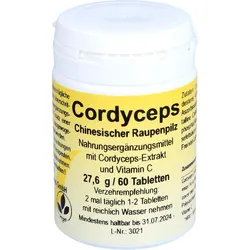 Cordyceps - Chinesischer Raupenpilz 60 ST