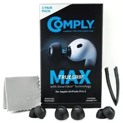 Comply For Apple AirPods Pro 3 Version: Max - Black Large (L) (Apple AirPods Pro (3rd Gen.)), Kopfhörer Ersatzteile, Schwarz