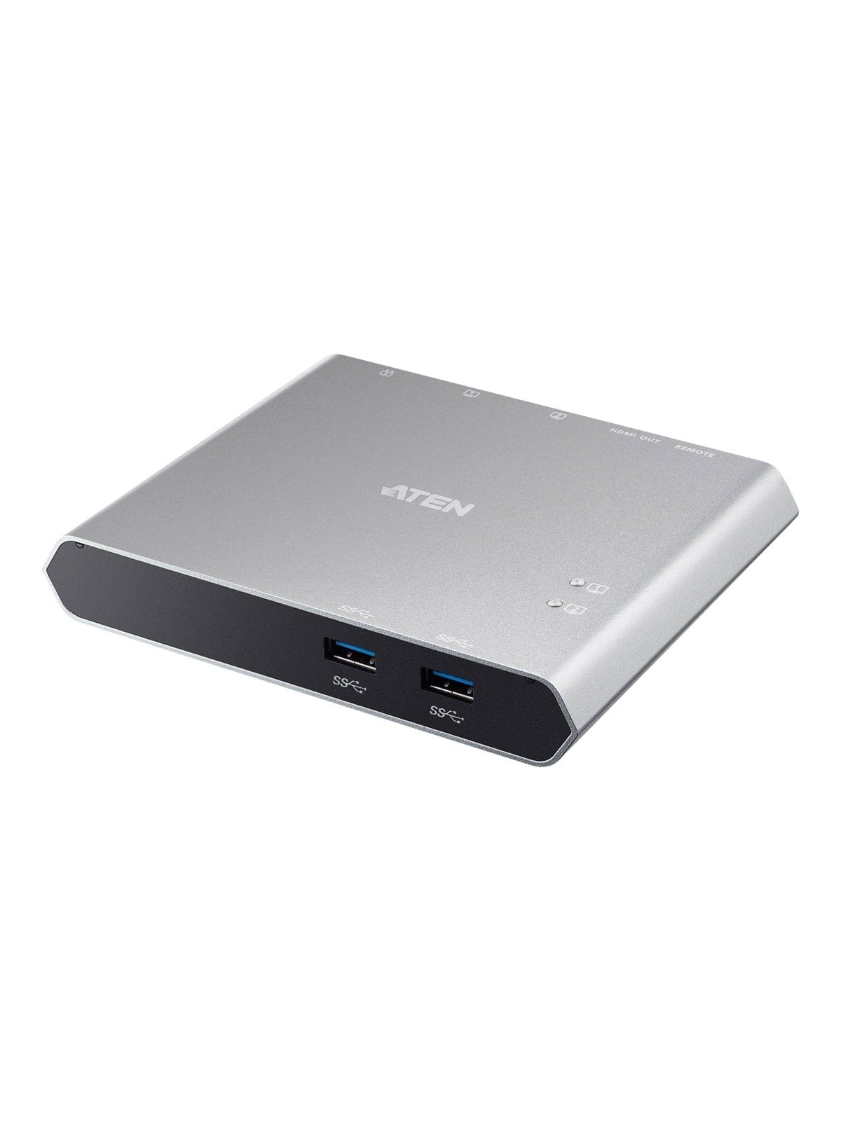 ATEN 2-Port USB-C Gen 1 Dock Switch USB-Hubs - 2 - Schwarz