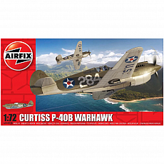 Airfix - Curtiss P-40B Warhawk - 1:72 - 47 Teile 306278