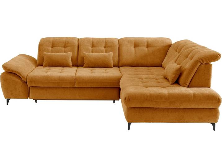 OTTO home Wohnlandschaft Delphino Multifunktionen, Bettfunktion, Breite 288cm, L-Form
