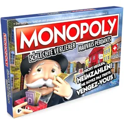 Hasbro - Monopoly - Für schlechte Verlierer (deutsch/französisch)