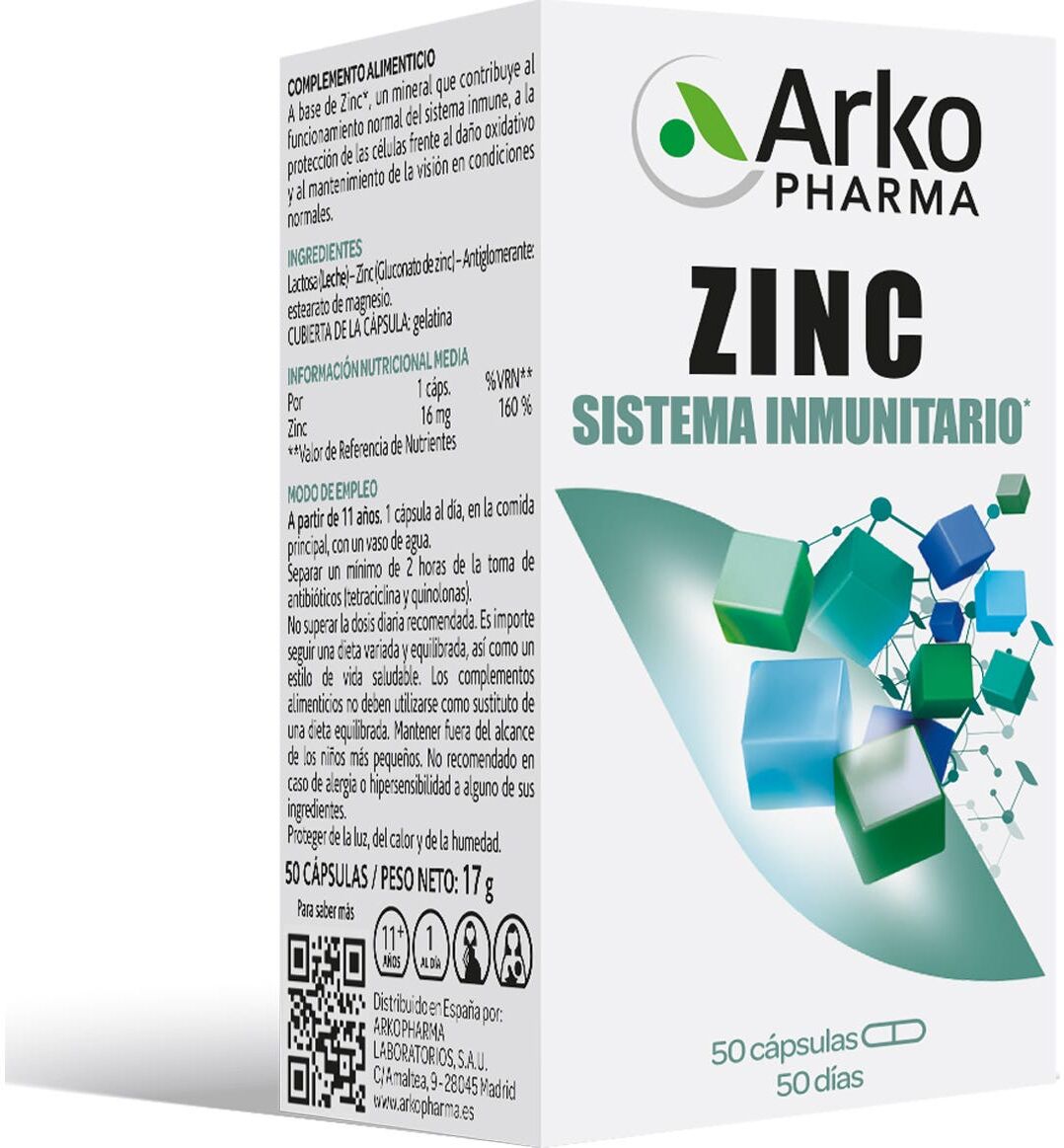 Arkopharma Zinc 50caps