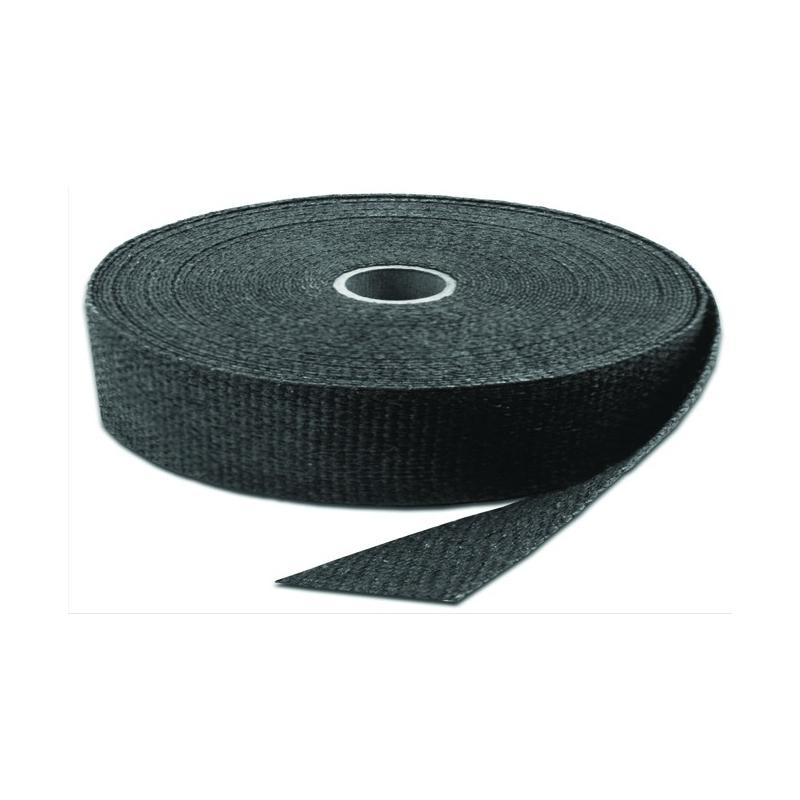 BikeTek Bande thermique pour échappement noire 25 mm noire