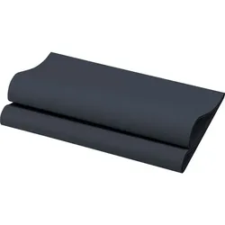 144x DUNI Bio Dunisoft® Serviette 40 x 40 cm Schwarz