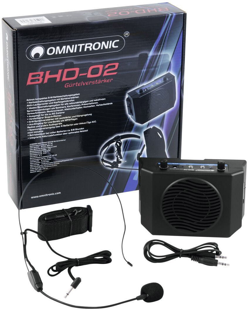 Omnitronic Bhd-02 Gürtelverstärker