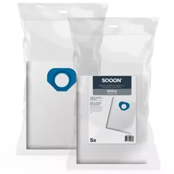 Staubsaugerbeutel SQOON für Nilfisk GM 80 / GM 90 aus Vlies 5 Stück, ersetzt Original 107418500, 81620000 & 82095000