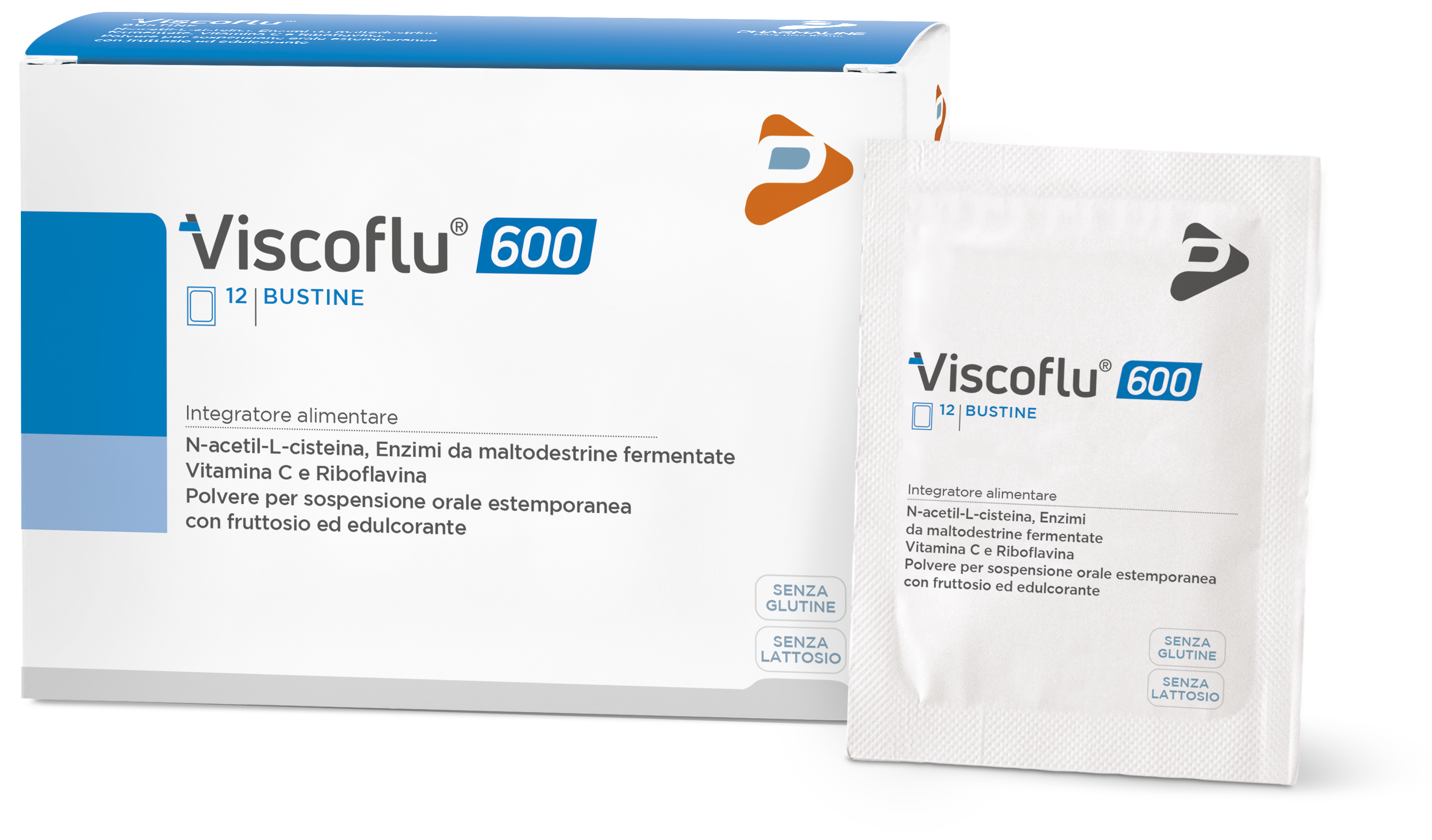 PHARMA LINE Srl VISCOFLU*600 12 Bust.