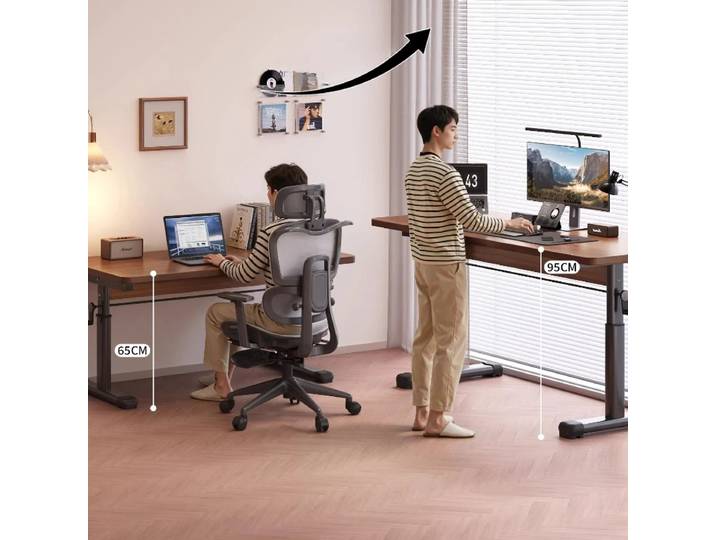 Bureaux de chambre simples et modernes, table réglable en hauteur, bureaux et postes de travail pour bureaux, bureau d'ordinateur