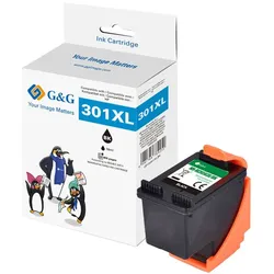 G&G XL-Druckerpatrone kompatibel zu HP 301 XL schwarz