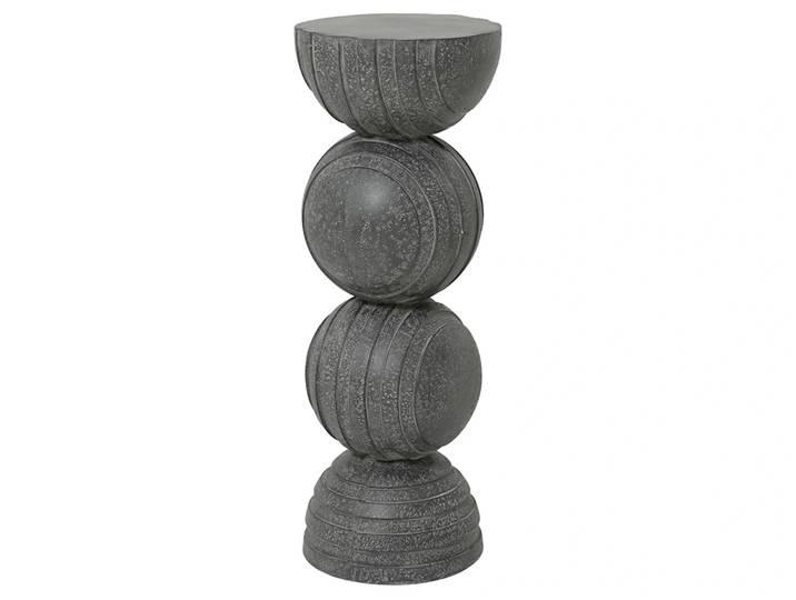 Dekosäule Kunstharz Anthrazit H: 90 cm Gilde
