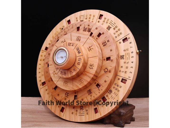 YANG Qimen-Outil de maître géomantique, efficace, escape armour, carte de transit, destin, bonne fortune, bois de pêche, FENG SHbiomLUO PAN