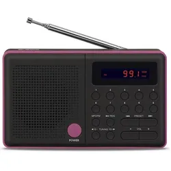 Elta Radio Pliszka USB, FM black (FM, Radio Frequency (RF)), Radio, Schwarz