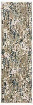 Style Haven Estella Abstract Elements Beige/ Teal Area Rug