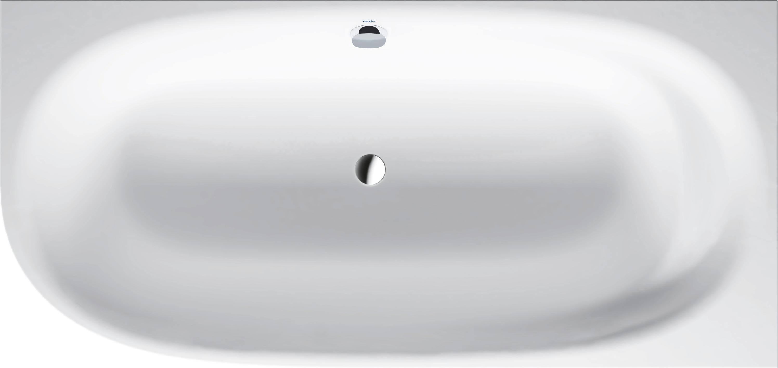 Duravit Badewanne Cape Cod 190x90x48,5cm, Eck re, 1 RS, weiß
