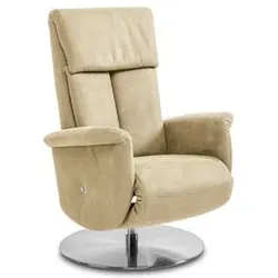 Segmüller Werkstätten Sessel Comforte Uno 03 Aida D4 Stoff Beige Creme