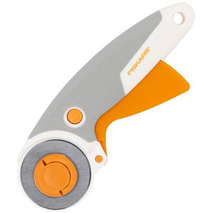 Fiskars Rollschneider 1066041 Easy Change Trigger, Ø 45 mm, Klinge aus Stahl, geeignet für Stoff, Leder & Papier