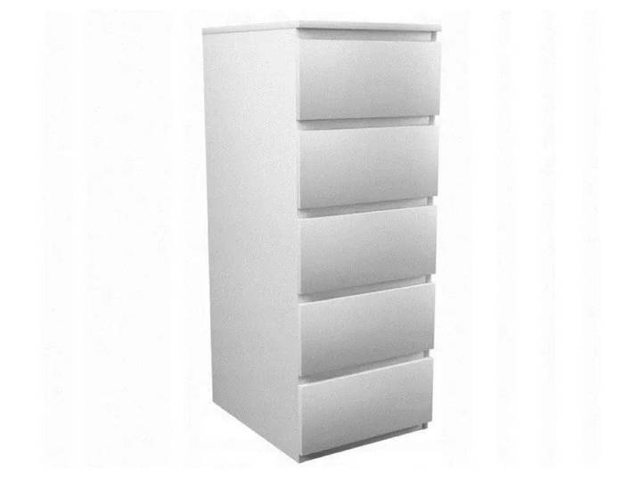 Commode à tiroirs étroite IVAR – blanc