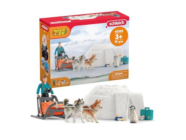 Schleich WILD Life Antarktis Expedition 42558 ab 3 Jahren 19 Teile