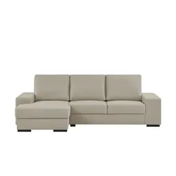 Ecksofa beige - Flachgewebe Renée ¦ beige ¦ Maße (cm): B: 276 H: 92 T: 146.0