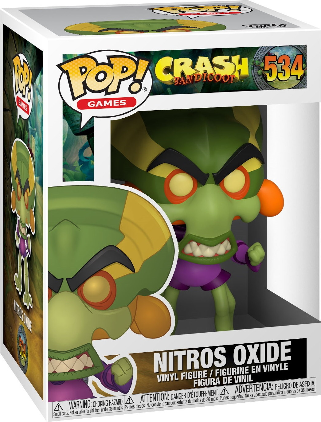 Funko Pop! Nitros Oxide 534 - Crash Bandicoot - Vinyl figuur
