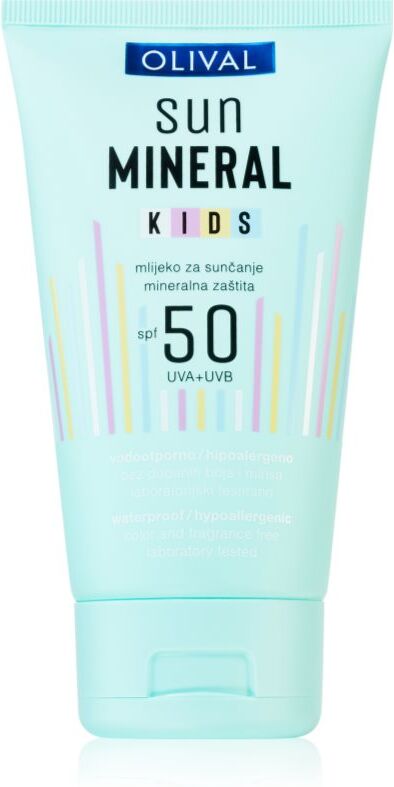 Olival Sun Mineral Kids lait solaire SPF 50 pour enfant 150 ml