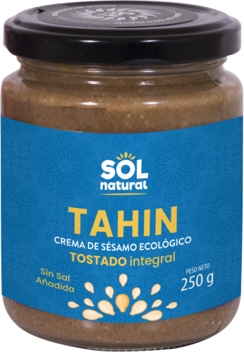 Sol Natural Organic Toasted Tahini 250 gr