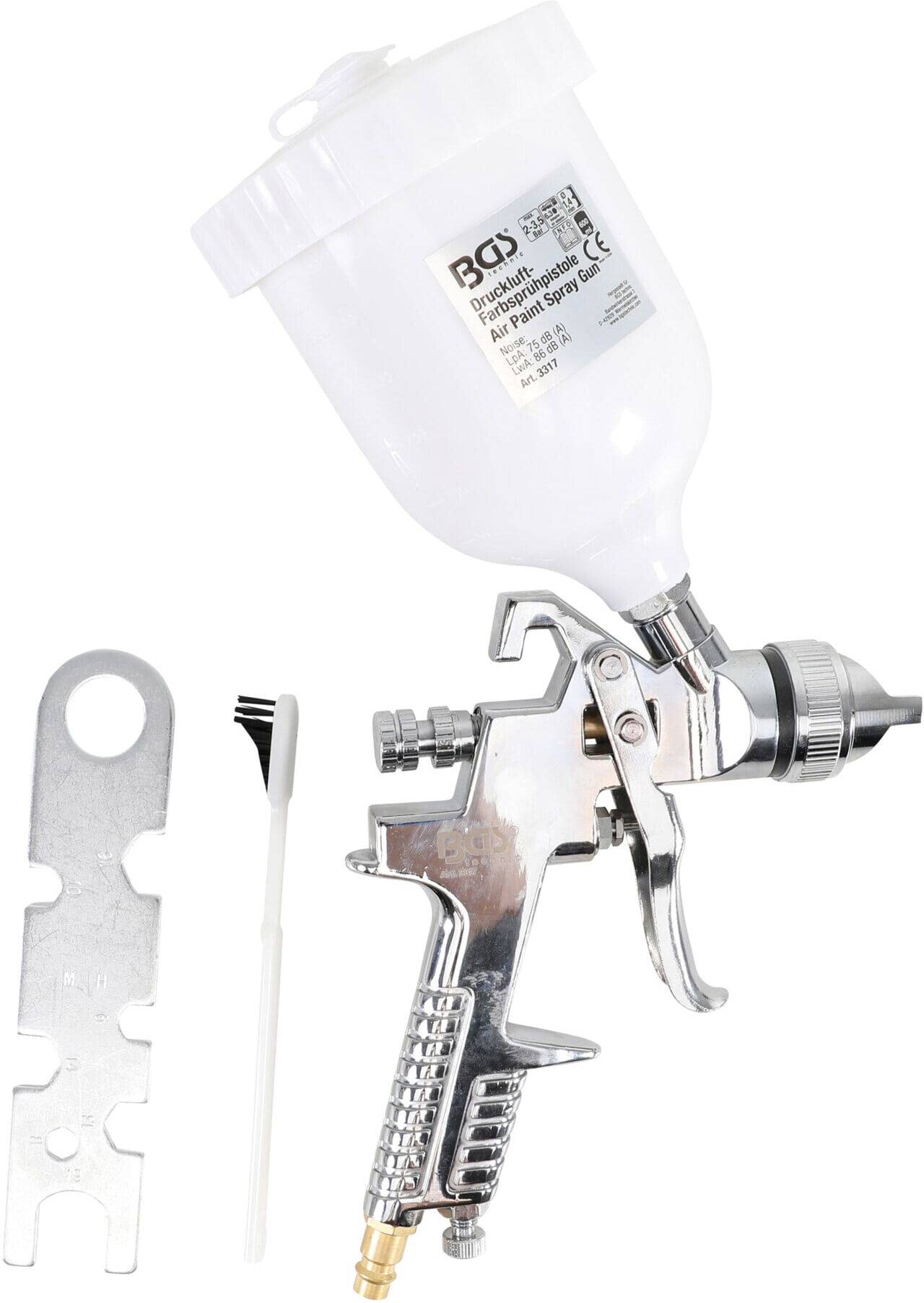 BGS Druckluft-Farbsprühpistole 3317, 550 cm³ ; BGS technic)
