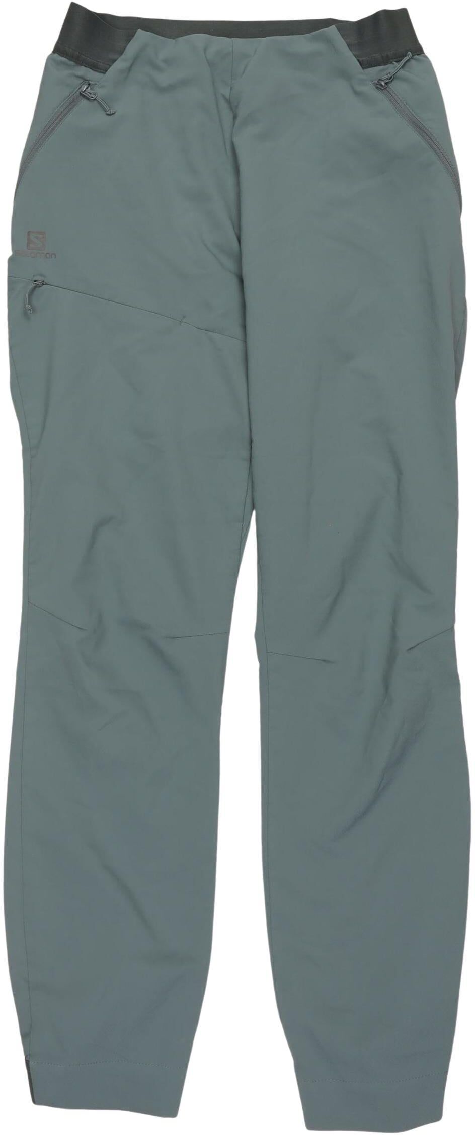 Salomon Damen Stoffhose, Grau, Gr. XS, Synthetik - Second Hand