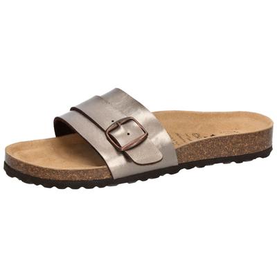 Pantolette LICO "Pantolette Bioline Solveig", Damen, Gr. 37, braun, Synthetik, Schuhe Pantolette