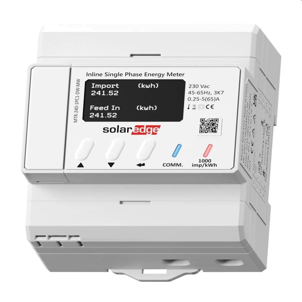 SolarEdge Inline Energy Meter with Energy Net