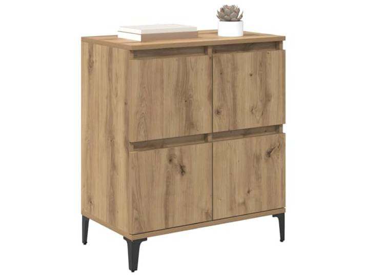 KTHLBRH Rechteckiges Anrichte aus technischem Holz, 60 x 35 x 70 cm Aufbewahrung für Wohnzimmer, strukturiertes Aussehen, rustikaler Touch, handgefertigtes Möbelstück