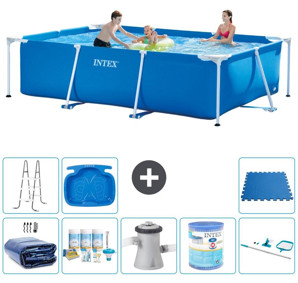 Rechteckiger Frame Pool - 300x200x75 cm - 9-teilig S40183