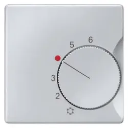 Siemens Delta Line Abdeckplatte für Temperaturregler-Einsatz (aluminiummetallic)