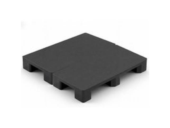 VEVOR 2x Kunststoffpaletten 1000x500x136 mm, Universale Leichtpaletten mit 1000 kg Statischer Traglast, Geschlossene Industriepaletten mit 2-Wege-Einfahrt, Bodenpaletten für Lager Garage Supermarkt